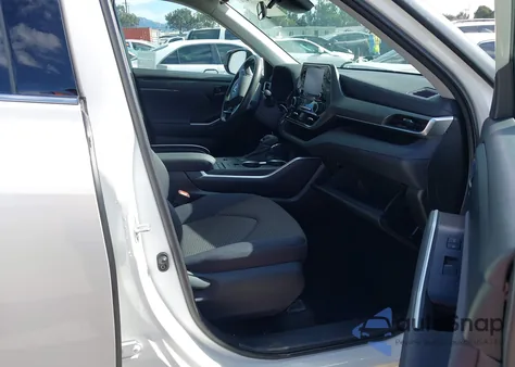 2021 Toyota Highlander L z USA, uszkodzony, nr VIN 5TDCZRAH1MS070198